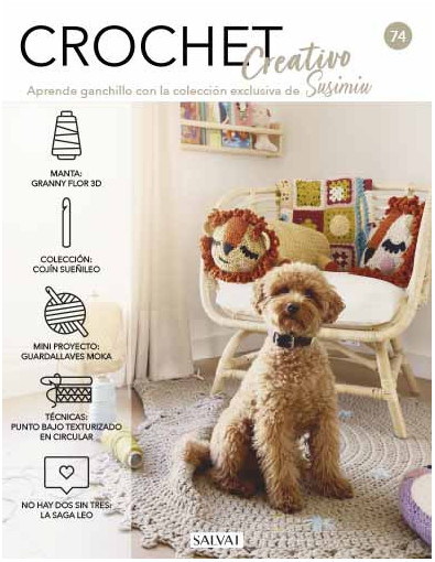 Crochet creativo. Diseñada por Susimiu.  Nº 74