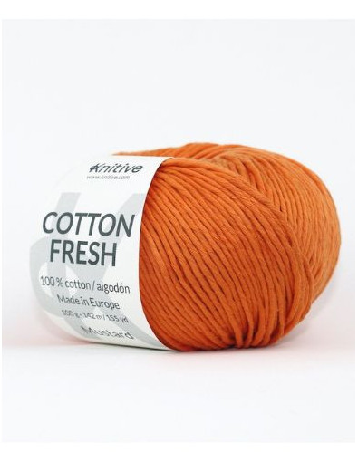 Ovillo individual Mustard de Cotton Fresh