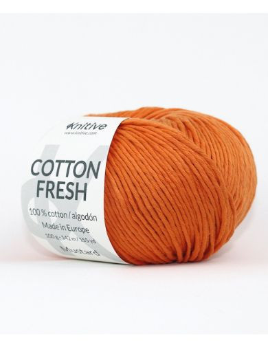 Ovillo individual Mustard de Cotton Fresh