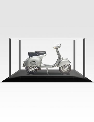 Vitrina de la colección Vespa