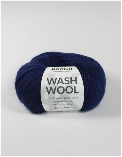 Ovillo individual  Sea Blue de Wash Wool