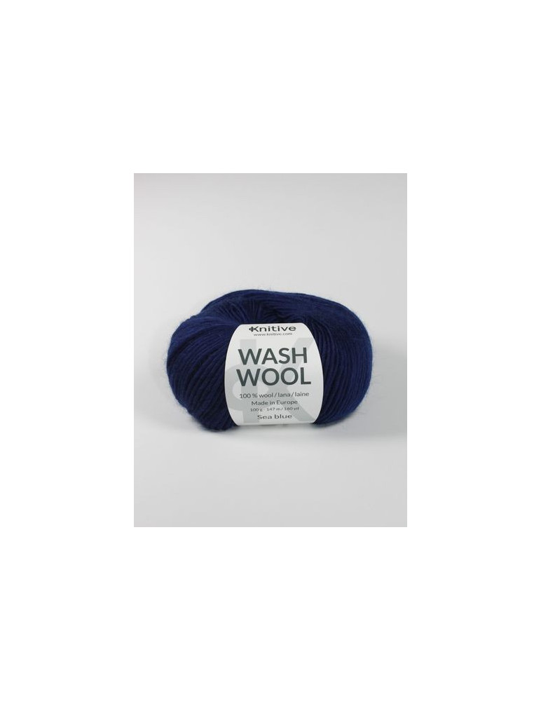 Ovillo individual  Sea Blue de Wash Wool