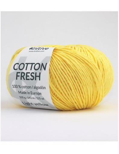 Ovillo individual Light Yellow de Cotton Fresh