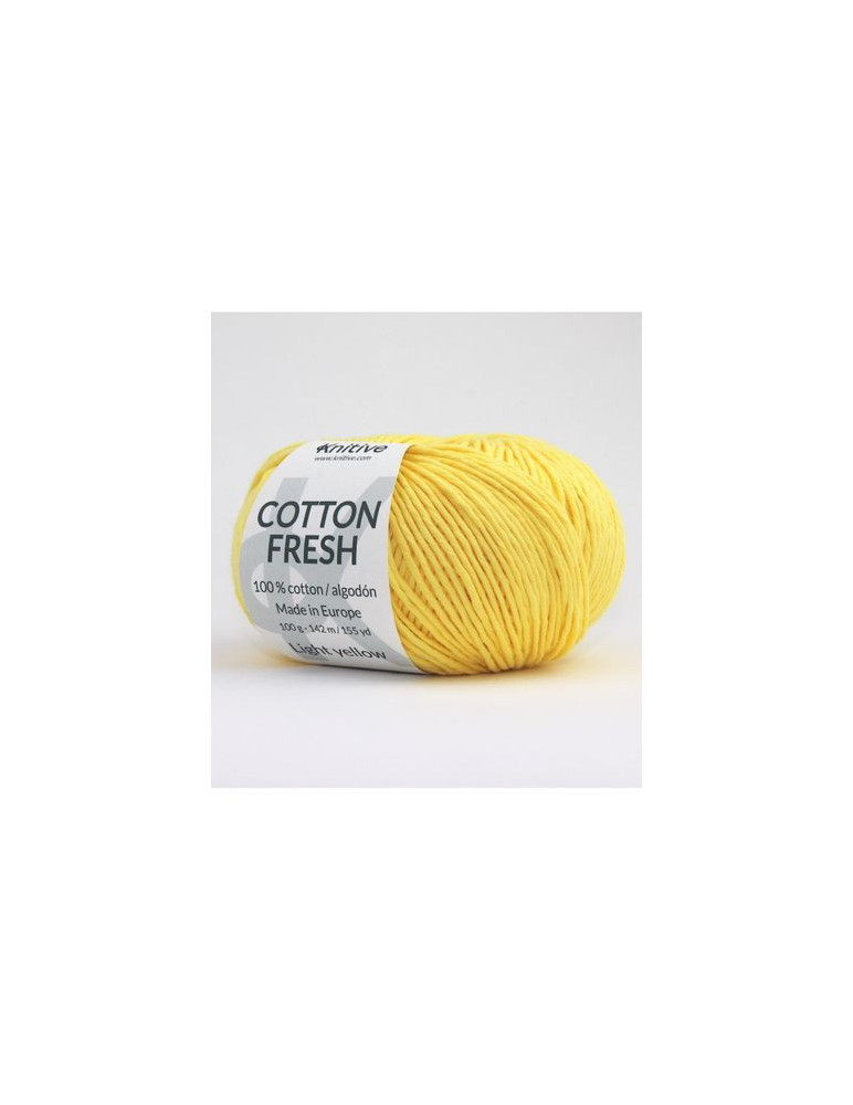 Ovillo individual Light Yellow de Cotton Fresh