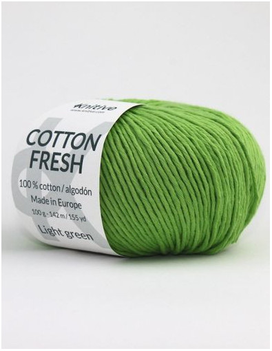 Ovillo individual Light Green de Cotton Fresh
