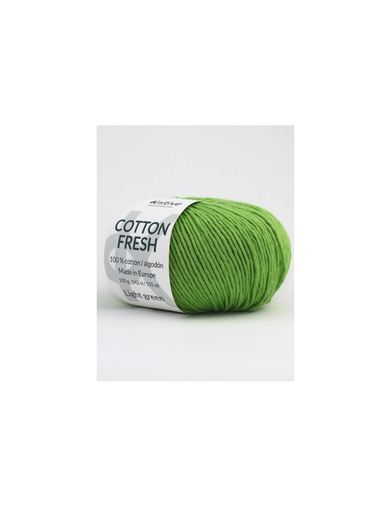 Ovillo individual Light Green de Cotton Fresh