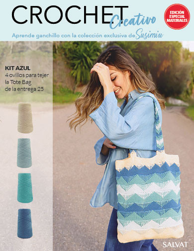Kit Azul Tote bag diseñada por Susimiu