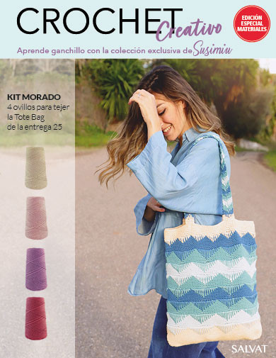 Kit Morado Tote bag diseñada por Susimiu