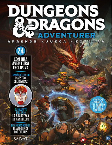 Fascículo 24 + mapa de Faerûn + juego de dados verdes