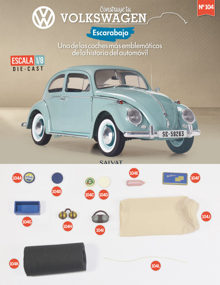 Fascículo 104 + provisiones, bolas de petanca y bolsa