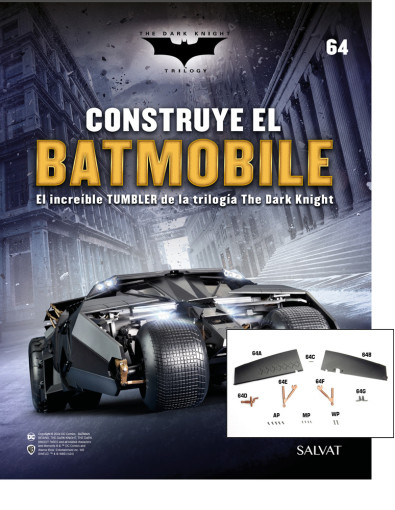 Fascículo Nº 64 + La primera aleta derecha de tu Batmobile