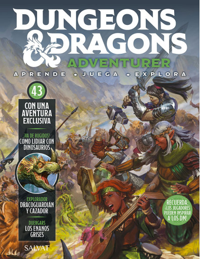 Fascículo 43 + juego de dados morado translúcidos