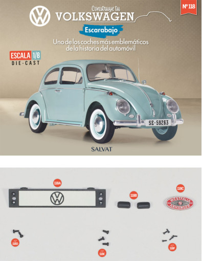 Fascículo 118 + matrícula del remolque y anagrama de Westfalia