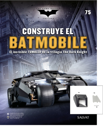 Fascículo Nº 75 + la toma de aire izquierda con rejilla de ventilación de tu Batmobile