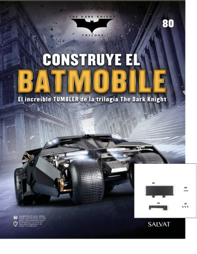 Fascículo Nº 80 + La aleta derecha de tu Batmobile, con perno y bisagra