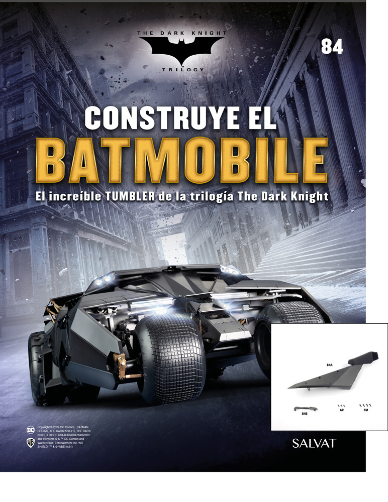 Fascículo Nº 84 + El panel blindado derecho de tu Batmobile
