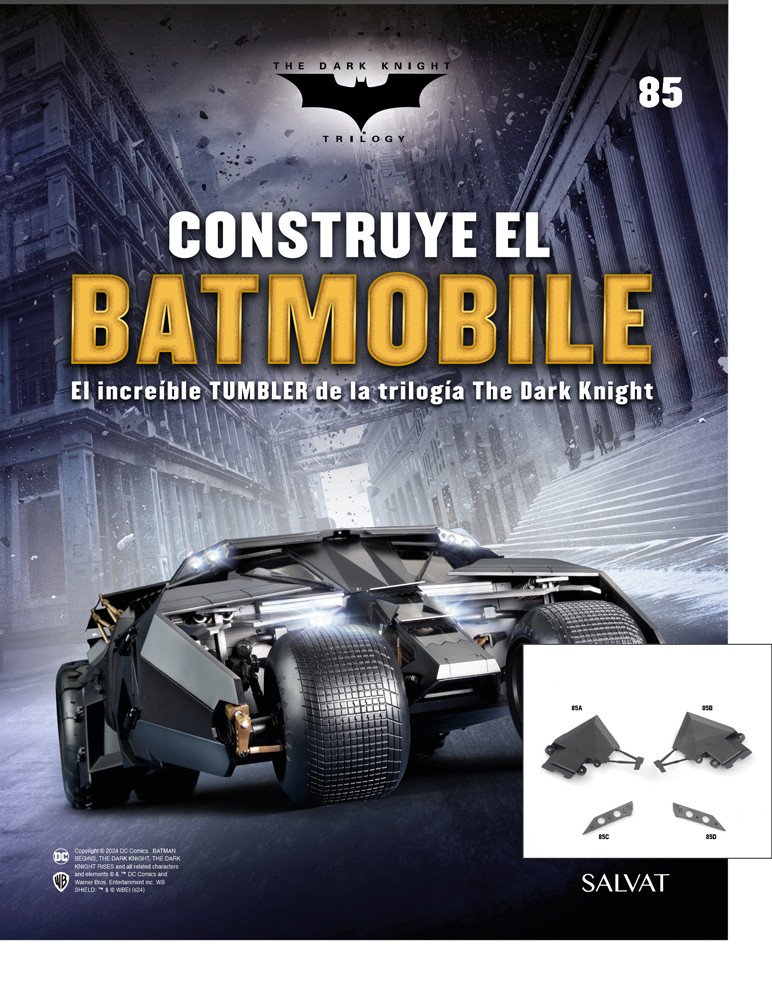 Fascículo Nº 85 + Soportes y paneles de los faros de tu Batmobile