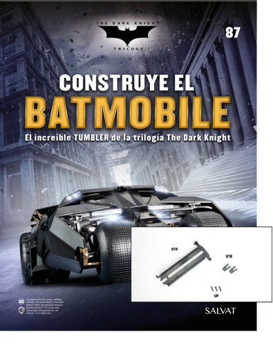 Fascículo Nº 87 + El bastidor A con bisagras de tu Batmobile