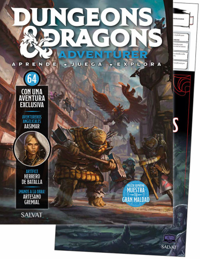 Fascículo 64 + catálogo de objetos mágicos + juego de dados + hoja de personaje