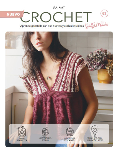 Fascículo 63 + cono de algodón color melocotón