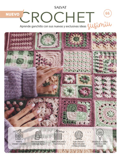 Fascículo 66 + cono de algodón color musgo