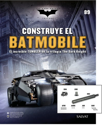 Fascículo Nº 89 + Deslizante, tope y bastidor B de tu Batmobile
