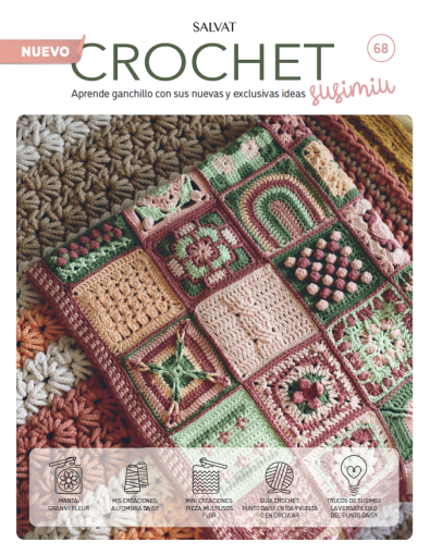 Fascículo 68 + cono de algodón color clavel