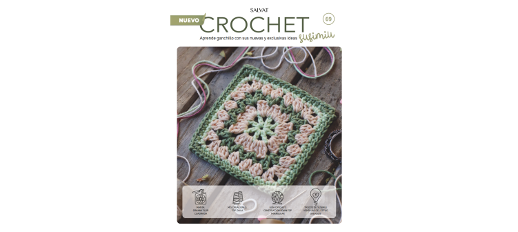 Fascículo 69 + cono de algodón color melocotón