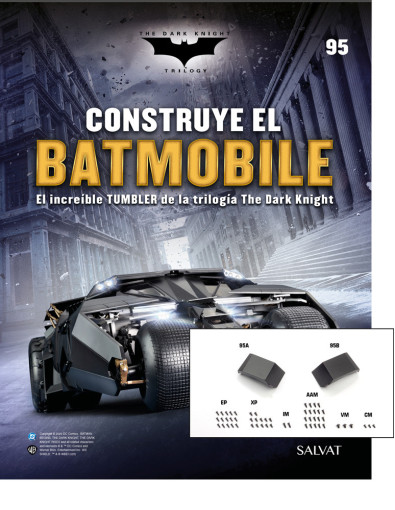 Fascículo Nº 95 + Los paneles inferiores izquierdo y derecho  de tu Batmobile