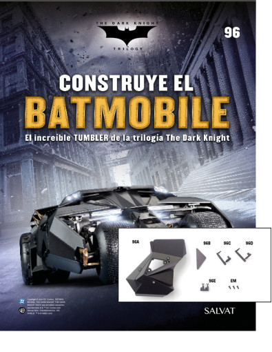 Fascículo Nº 96 + Los paneles izquierdos y los cilindros de tu Batmobile