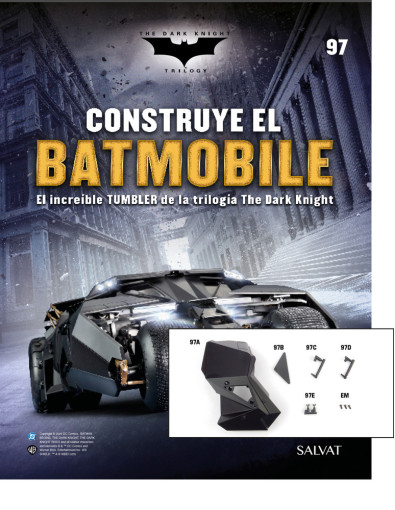 Fascículo Nº 97 + Los paneles derechos y los cilindros de tu Batmobile