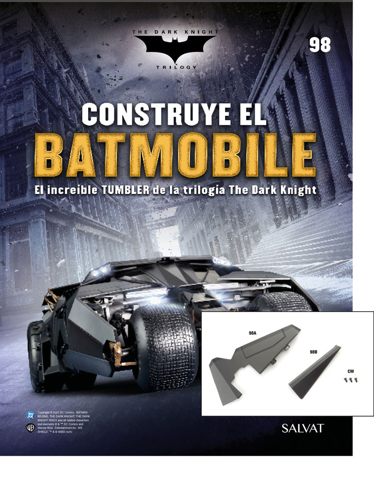 Fascículo Nº 98 + otros paneles izquierdos para tu Batmobile