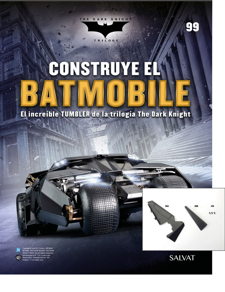 Fascículo Nº 99 + otros paneles derechos para tu Batmobile