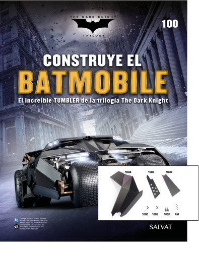 Fascículo Nº 100 + primeros blindajes ERA y cilindros de tu Batmobile