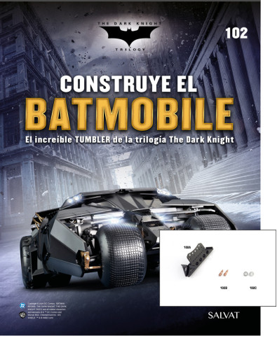 Fascículo Nº 102 + El mamparo posterior con válvulas de combustible e indicadores de tu Batmobile