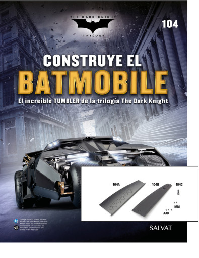 Fascículo Nº 104 + Aerofrenos de emergencia izquierdos de tu Batmobile