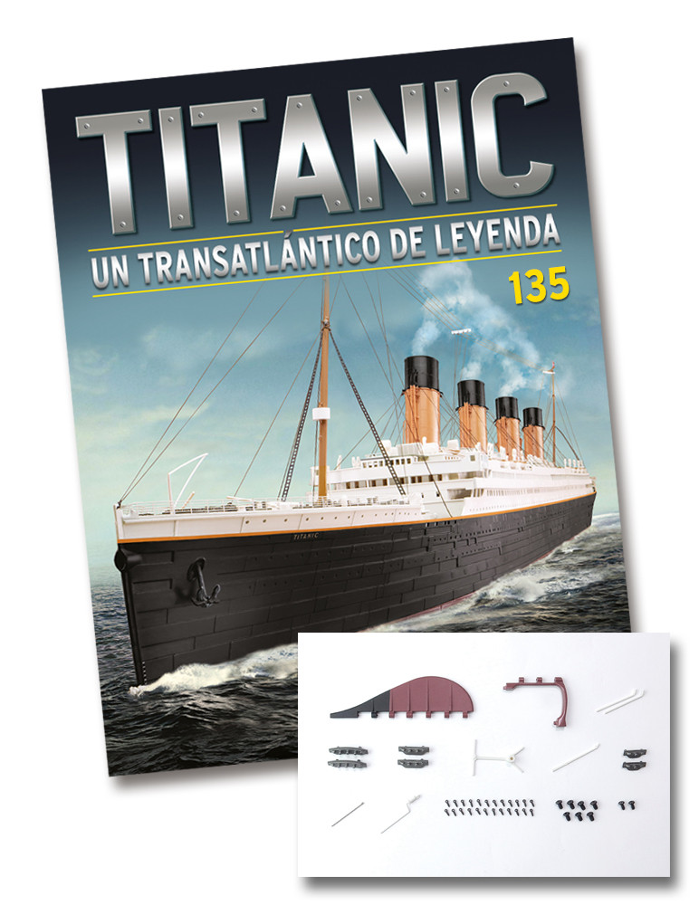 Fascículo Nº 135 + timón y otras piezas