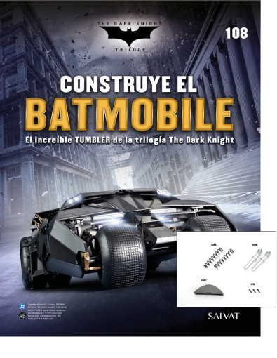 Fascículo Nº 108 + Amortiguadores y muelles de tu Batmobile