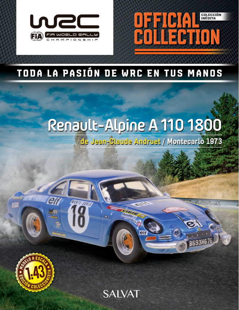 Renault-Alpine A 110 1800 de Montecarlo 1973