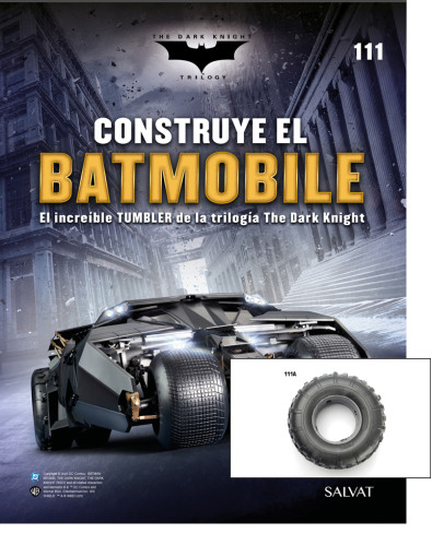 Fascículo Nº 111 + Rueda trasera exterior izquierda de tu Batmobile