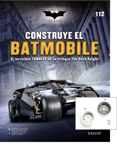 Fascículo Nº 112 + Llantas exterior e interior de tu Batmobile