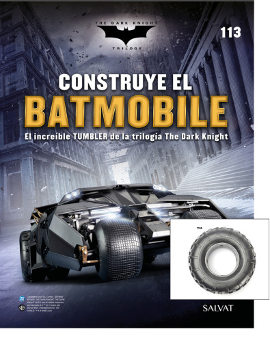 Fascículo Nº 113 + Rueda trasera interior izquierda de tu Batmobile