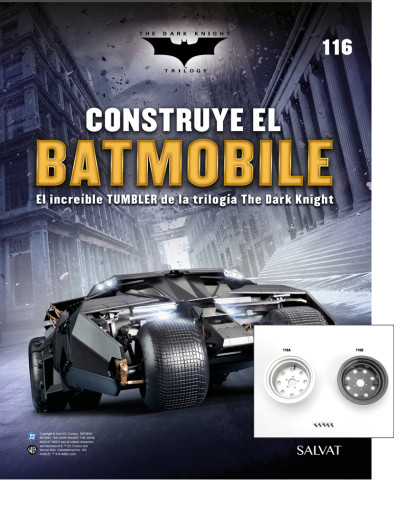 Fascículo Nº 116 + Las llantas exterior e interior de tu Batmobile