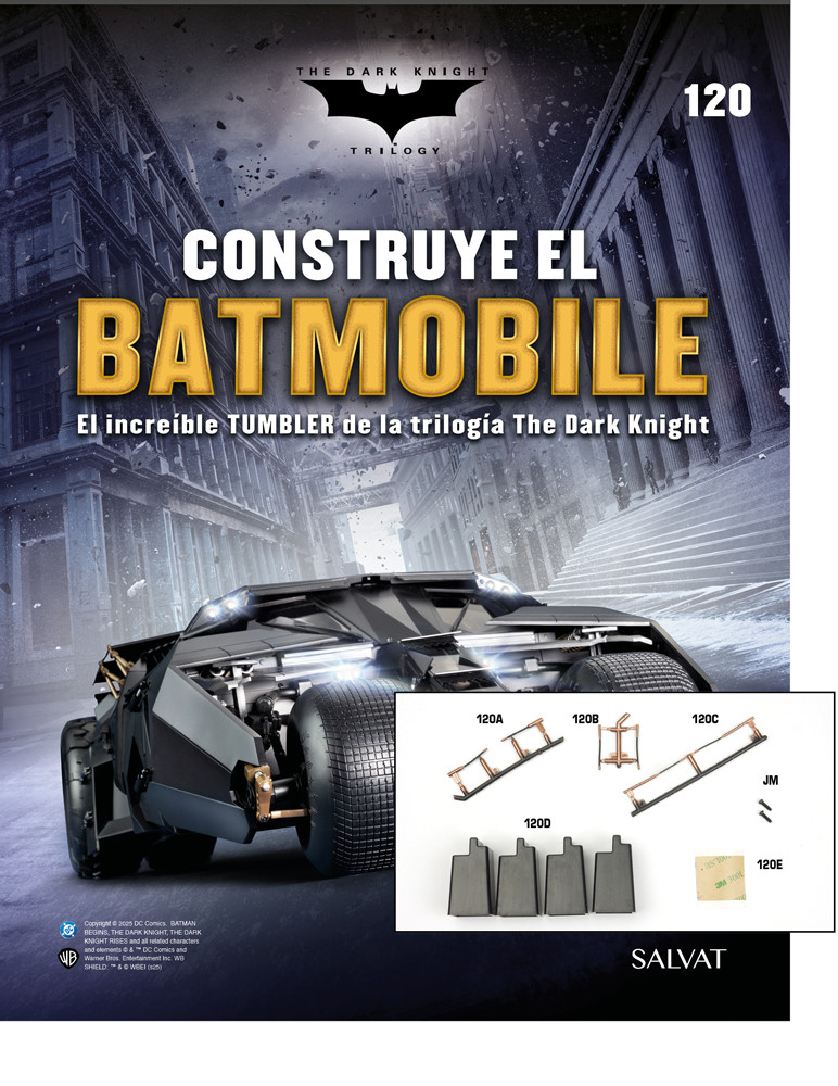 Fascículo Nº 120 + Antenas y soportes para tu Batmobile