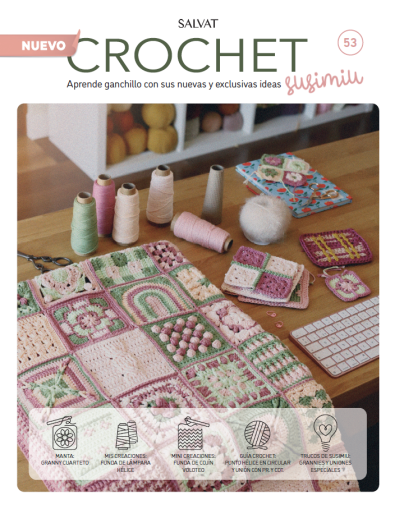 Fascículo 53 + cono de algodón color musgo