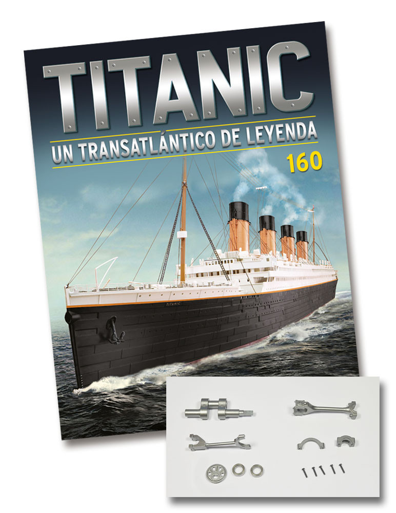 Fascículo Nº 160 + parte 3 del cigüeñal y bielas de tipo 5 y 6