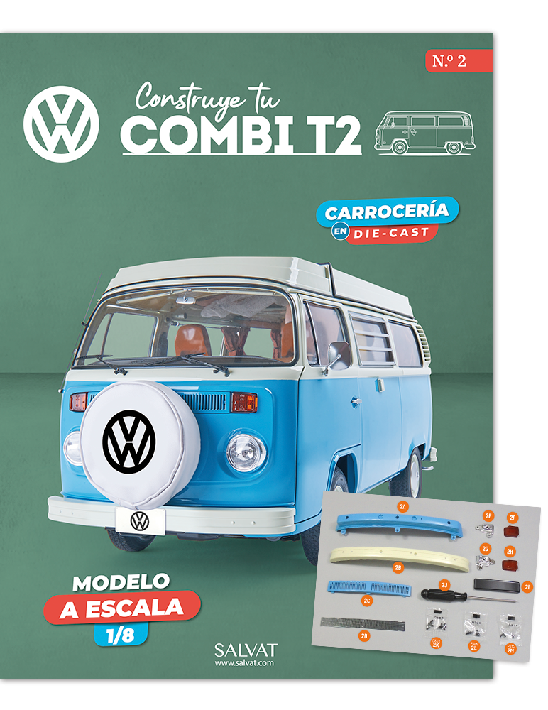 Combi T2 - Parachoques y complementos delanteros