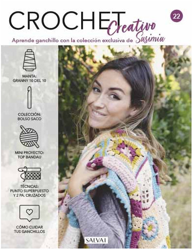 Crochet creativo. Diseñada por Susimiu.  Nº 22
